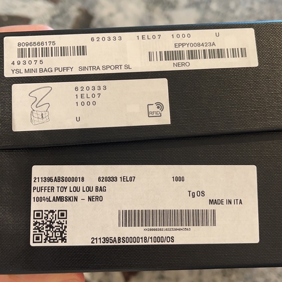 ❣️❣️❣️SOLD❣️❣️❣️SAINT LAURENT toy lou lou puffer bag ❤️BRAND NEW - Picture 13 of 13